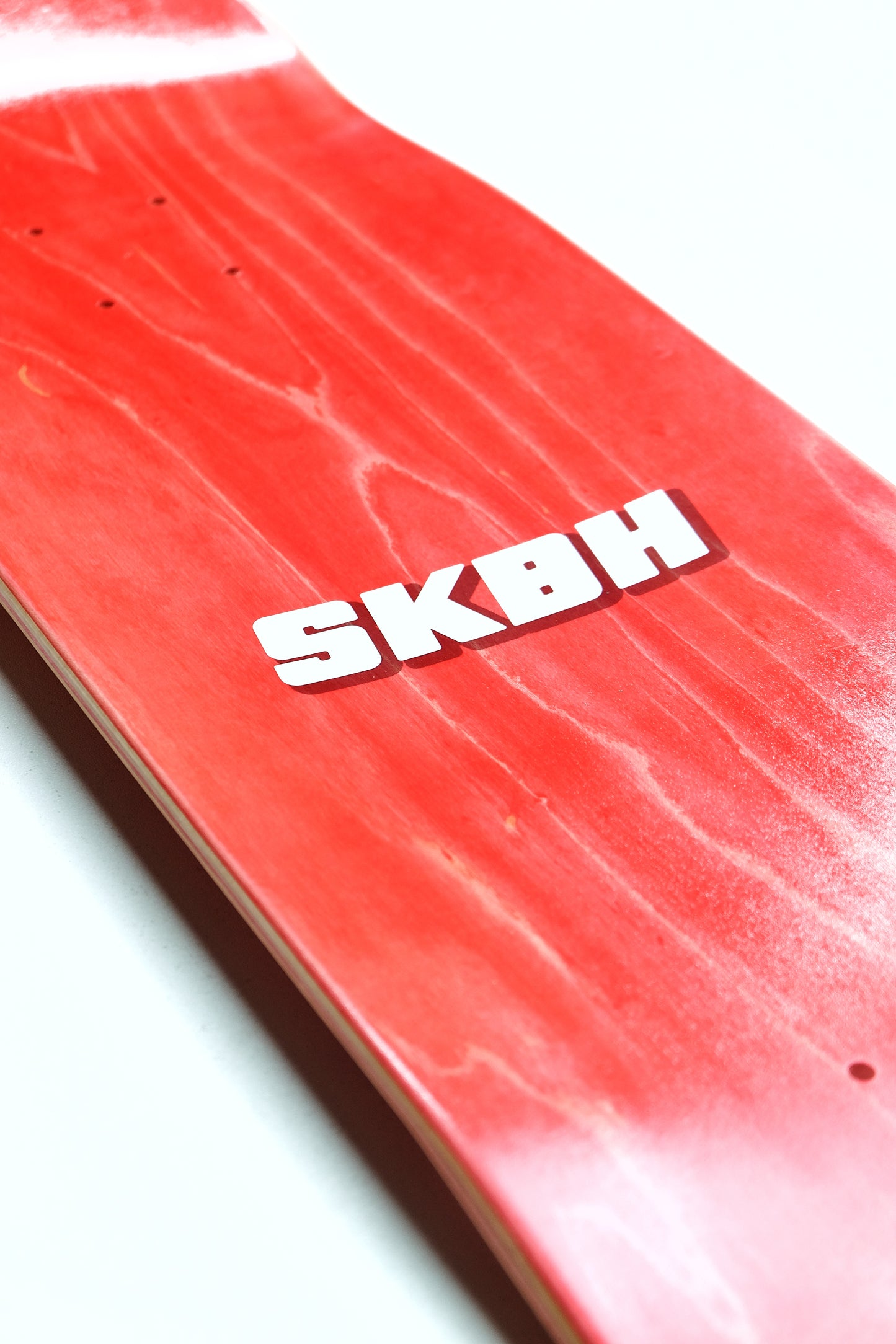 SKBH 8.5" Logo Red Skateboard Deck