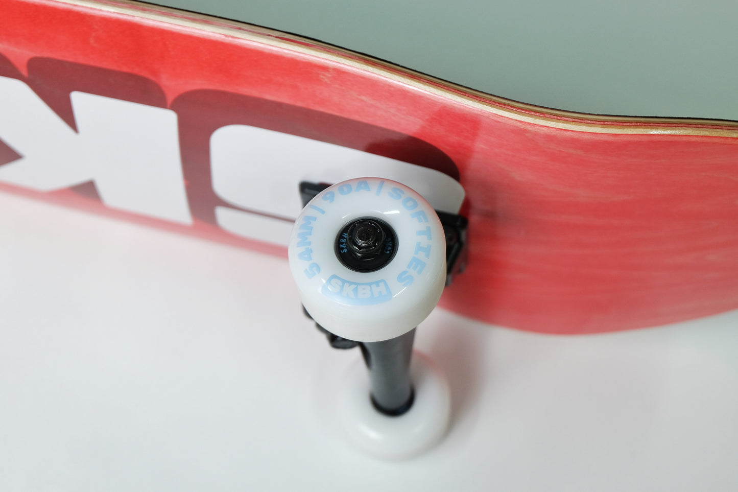 SKBH 8.5" Logo Red Skateboard