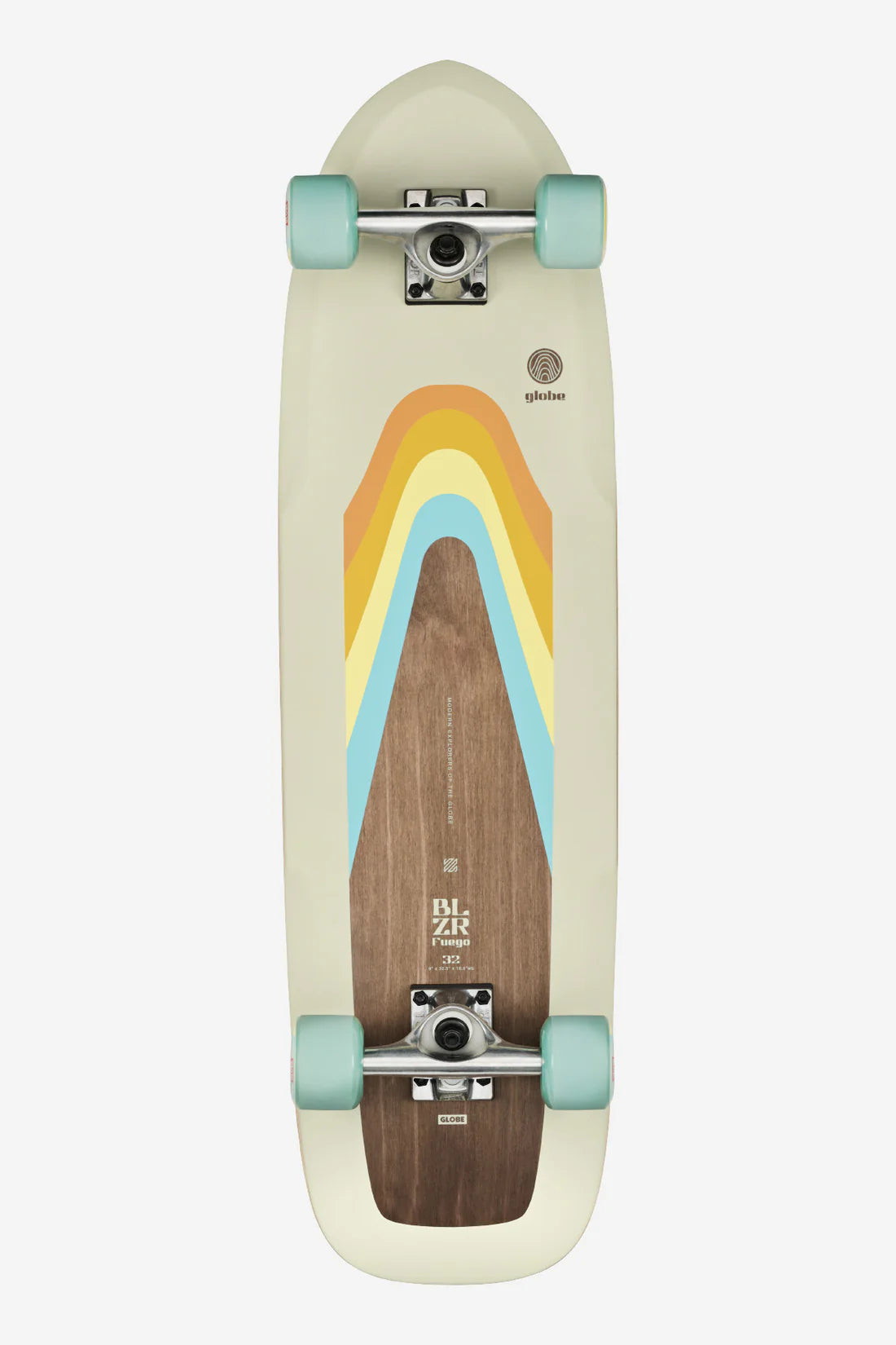 Globe Sun City – Mini Cruiser Complet, Skateboard Compact, Essieux Et Roulettes Inclus, Neuf