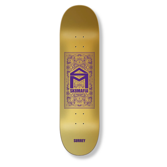 Paisley Foil Surrey 8.25"x32" Sk8mafia Skateboard Deck