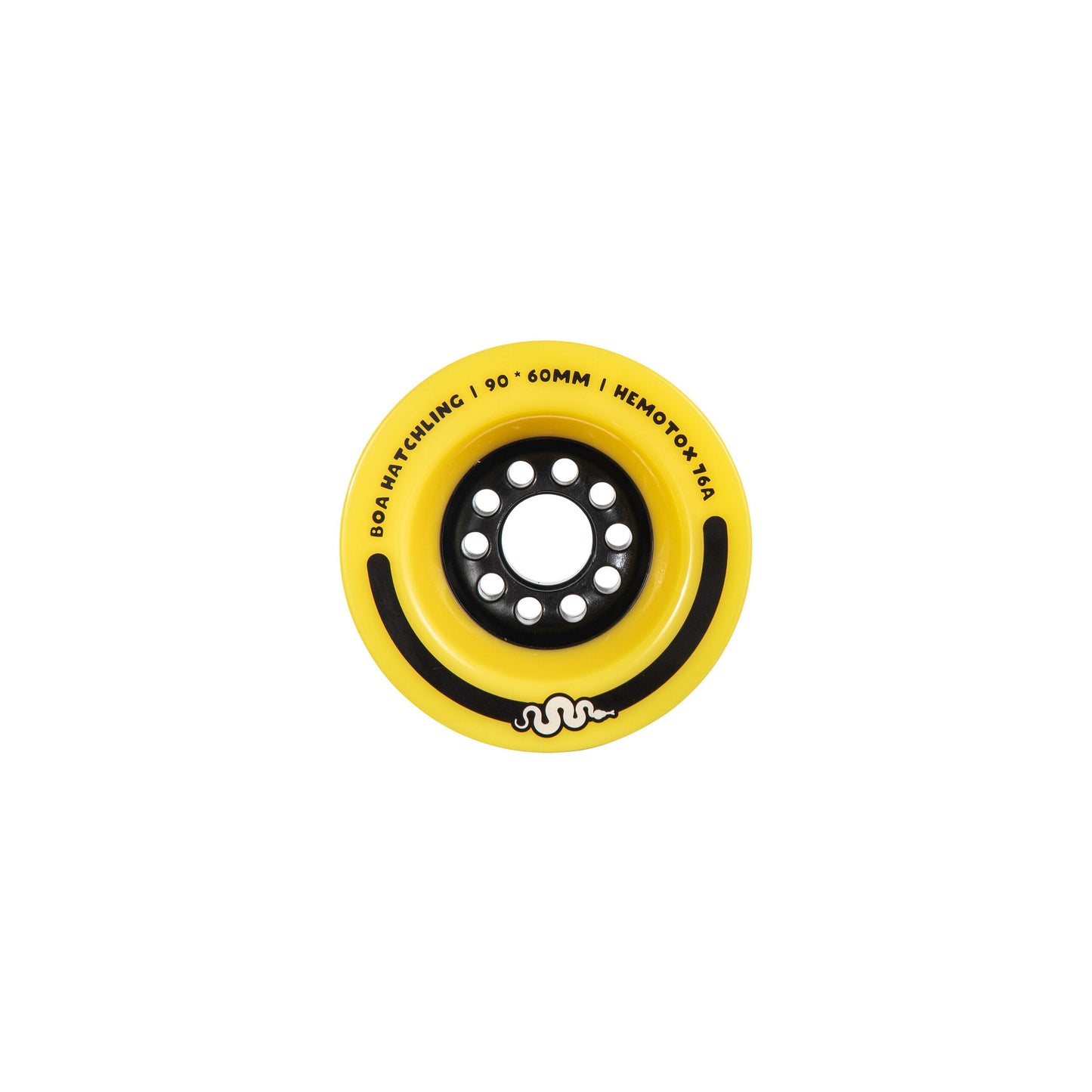 Boa Hatchling V3 90mm 76A Yellow longboard Wheels