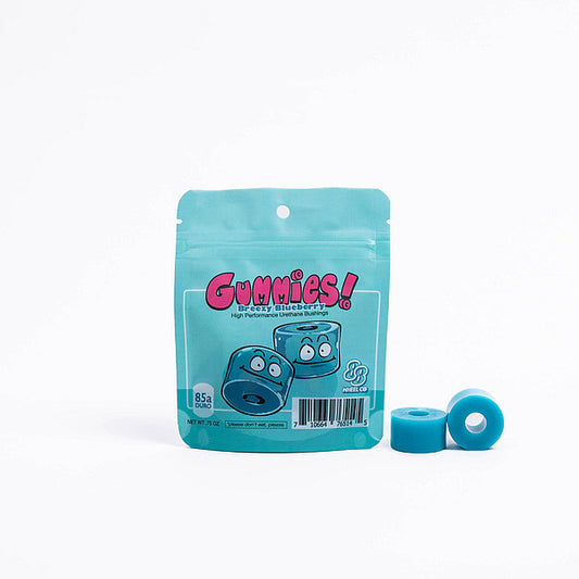 Gummies Double Barrel longboard Bushings 85A – Breezy Blueberry (Soft)