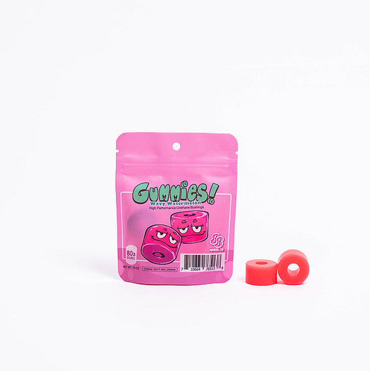 Gummies Double Barrel Longboard Bushings 80A – Wavy Watermelon (Super Soft)