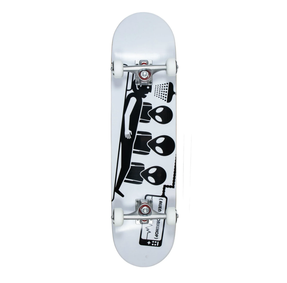 Alien Workshop Abduction White  7.75" Skateboard