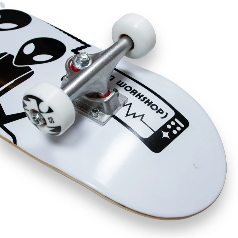 Alien Workshop Abduction White  7.75" Skateboard
