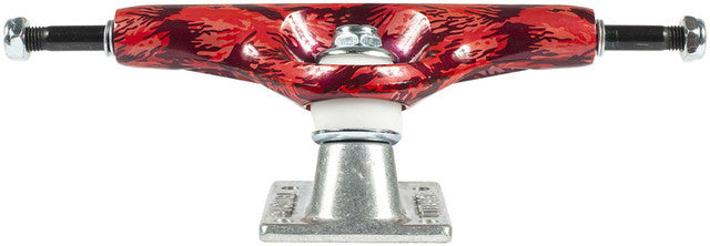 Tensor 5.25 ALUM CAMO RED/RAW Skateboard Trucks