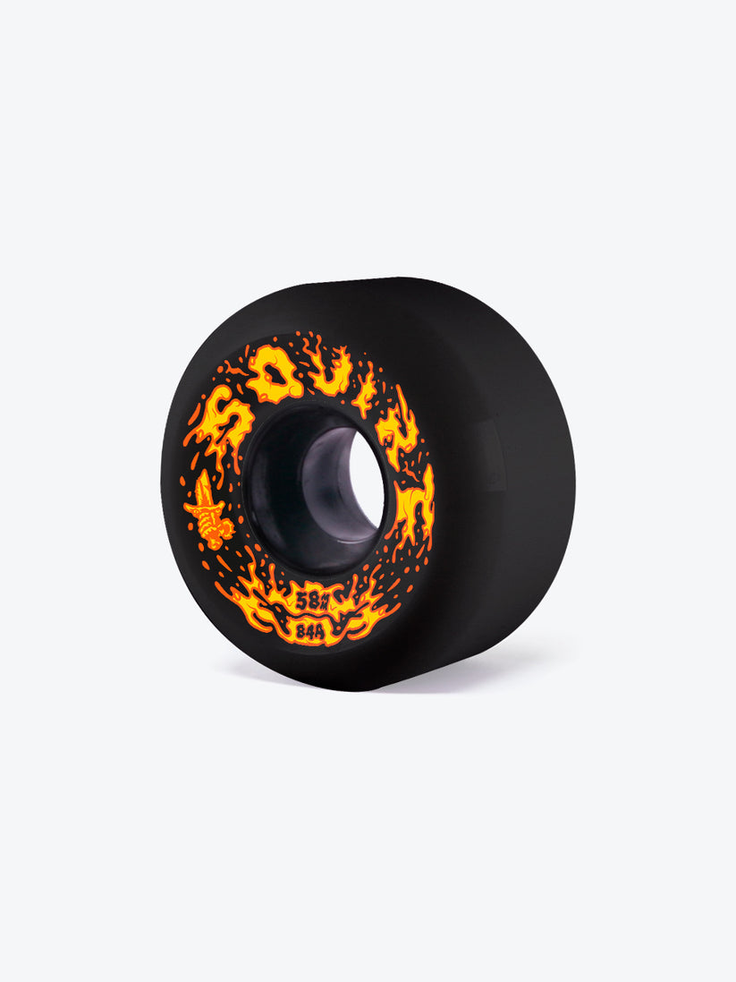 Squirt 58mm 84A Black Cruzade Skateboard wheels