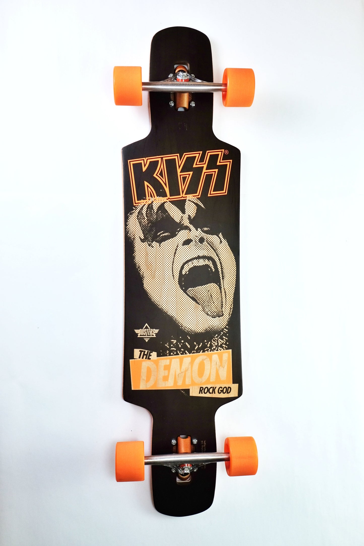Dusters Kiss drop - through 38" longboard - SkatebruhSG