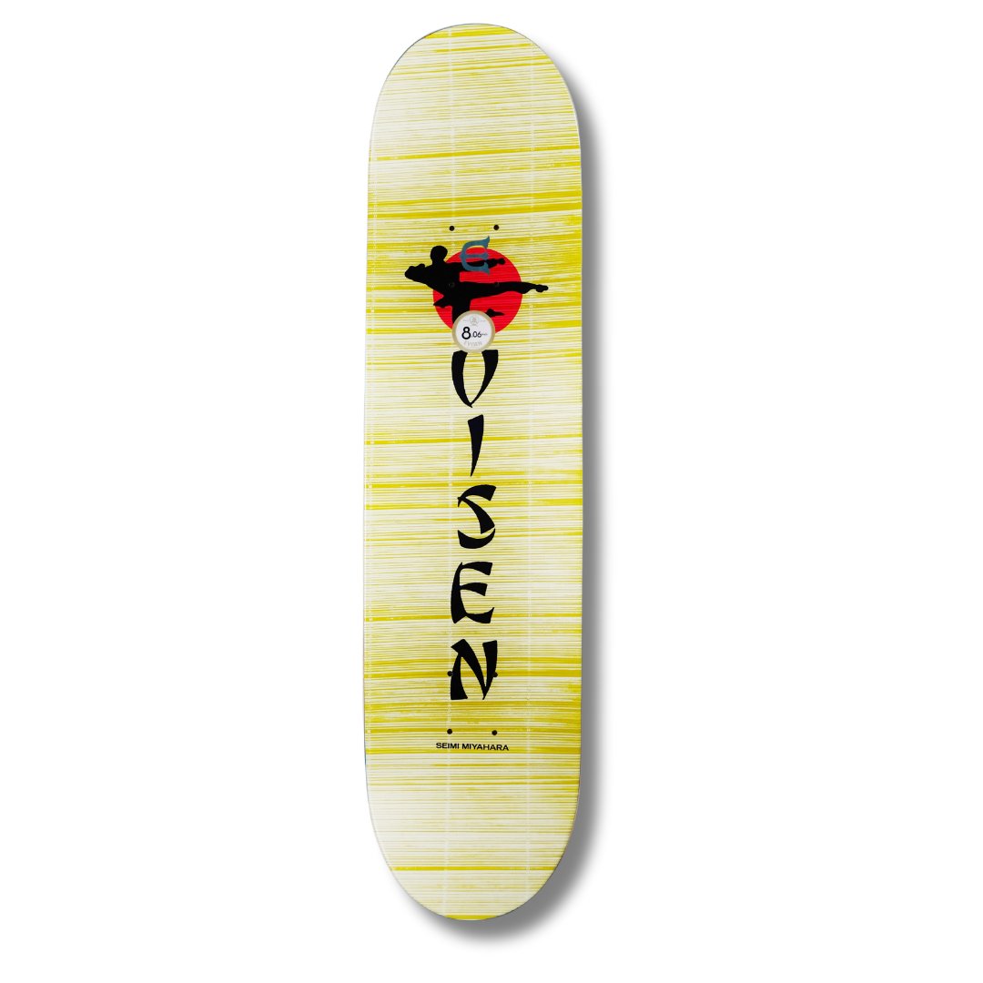 Evisen Miyahara Wax On Kid skateboard deck - SkatebruhSG