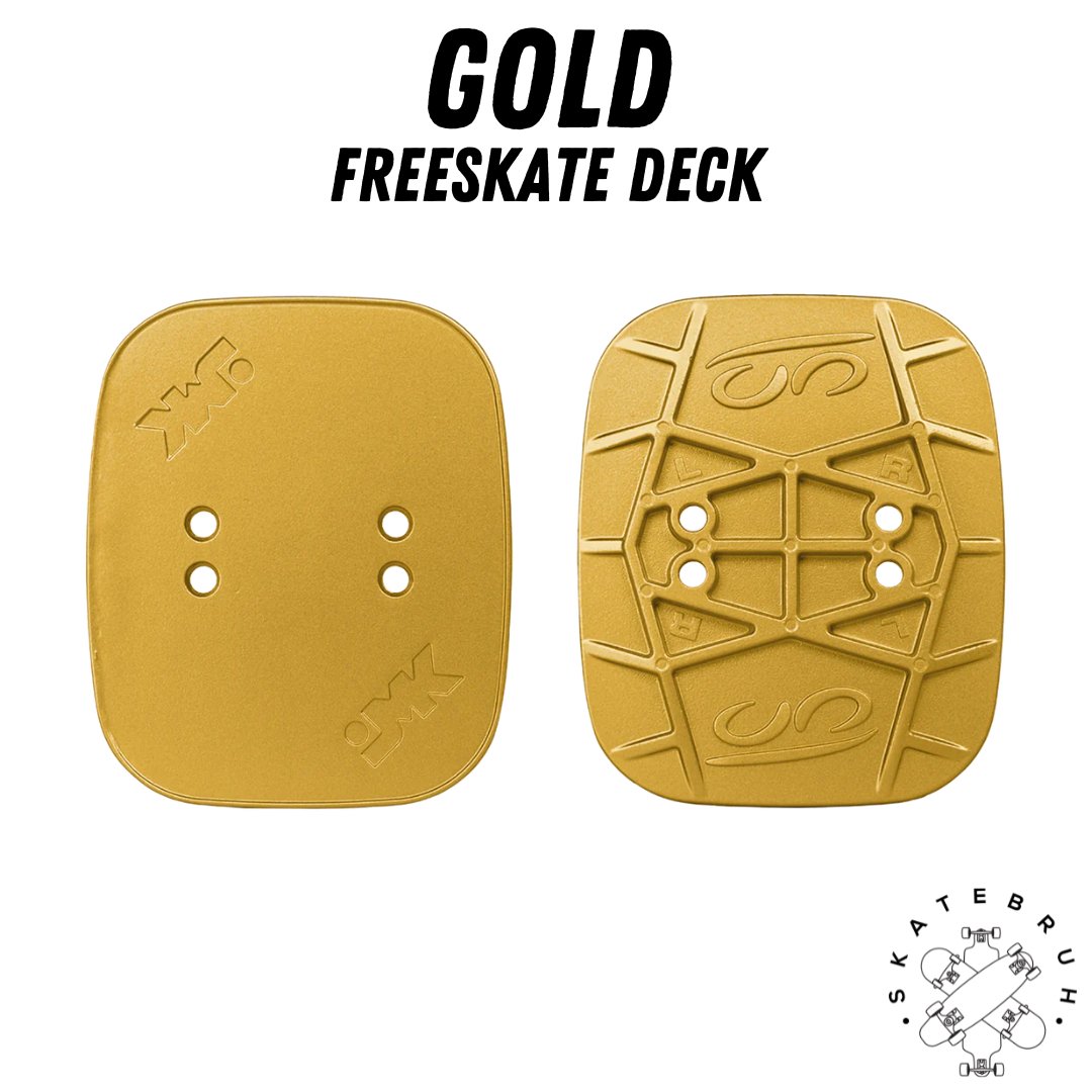 JMKRIDE Gold Freeskate Deck - Custom Freeskate Builder - SkatebruhSG