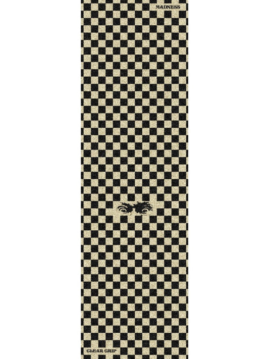 Madness Checkered View Clear Griptape 10" - SkatebruhSG