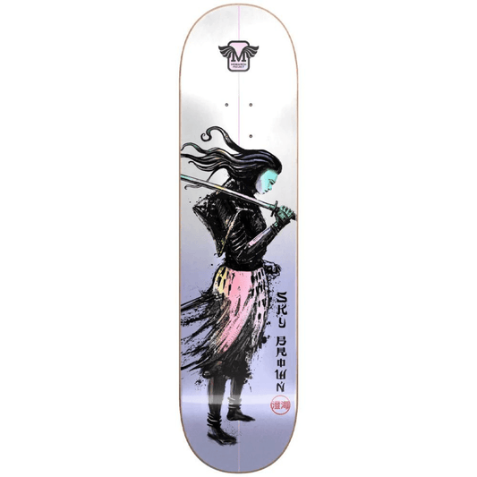 Monarch Sky Brown Samurai 7.5" skateboard deck - SkatebruhSG