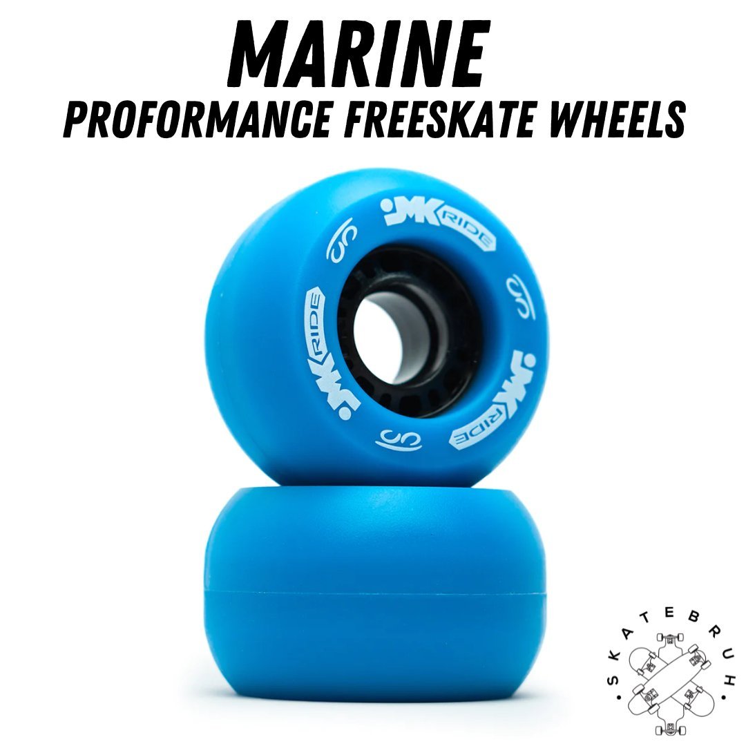 RIGHT JMKRIDE Black Freeskate Wheels (set of 2) - Custom Freeskate Builder - SkatebruhSG