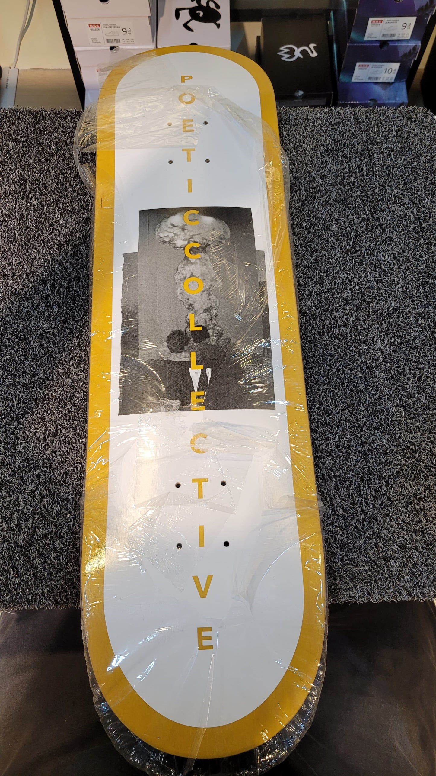 Poetic Big Bang Yellow Frame 8.375" deck