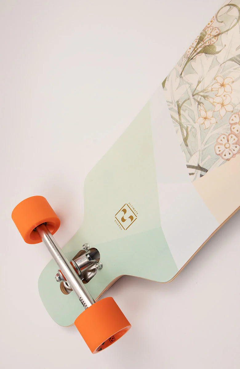 Ultimate Boards 'Flower' 40" drop-through longboard