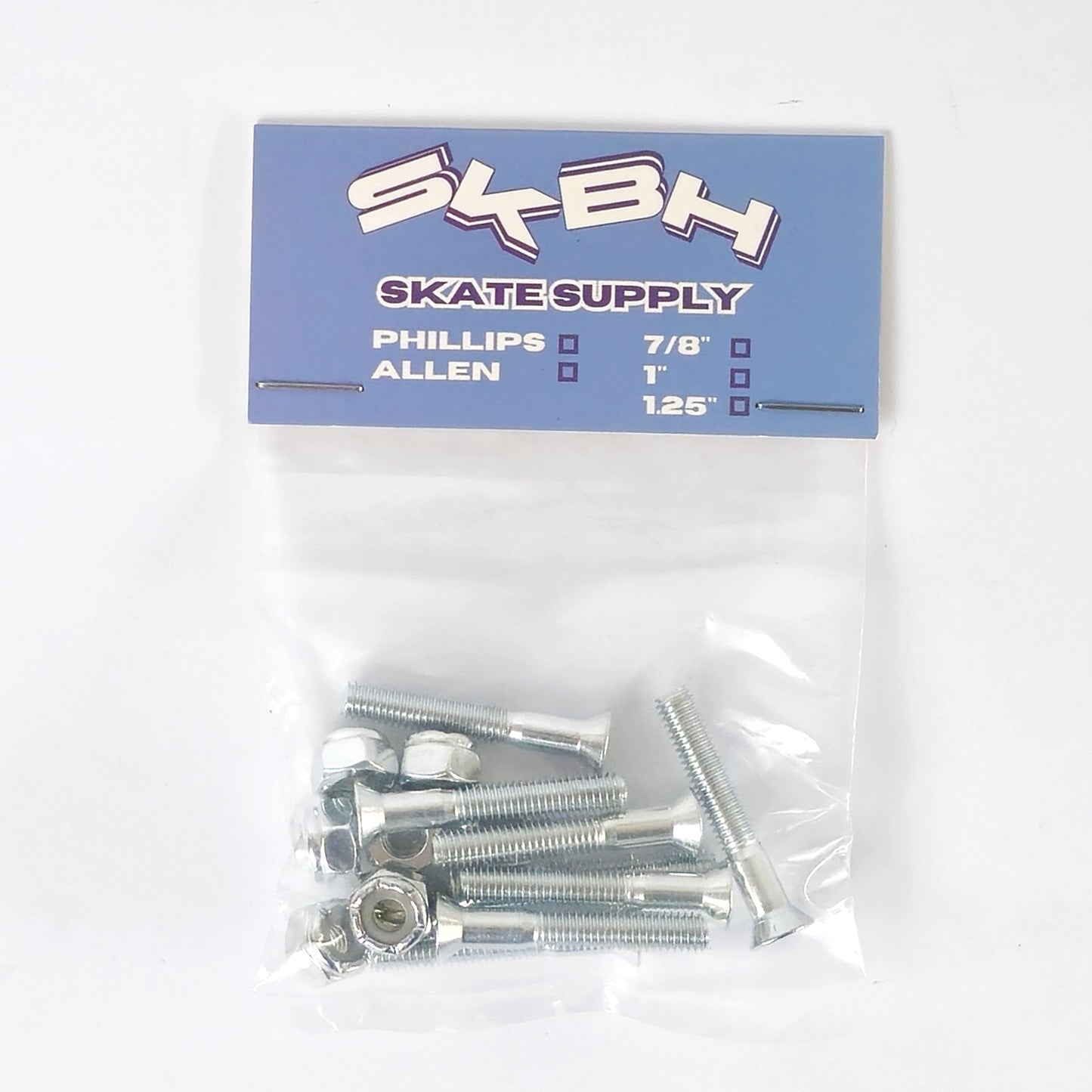 SKBH Silver Skateboard Hardware