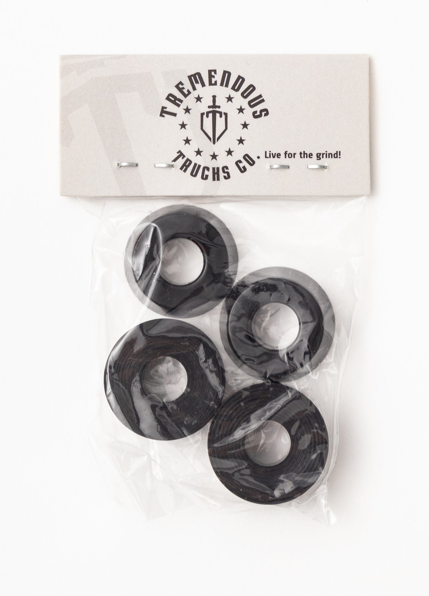Tremendous Skateboard Bushings 96A – Black (Hard)