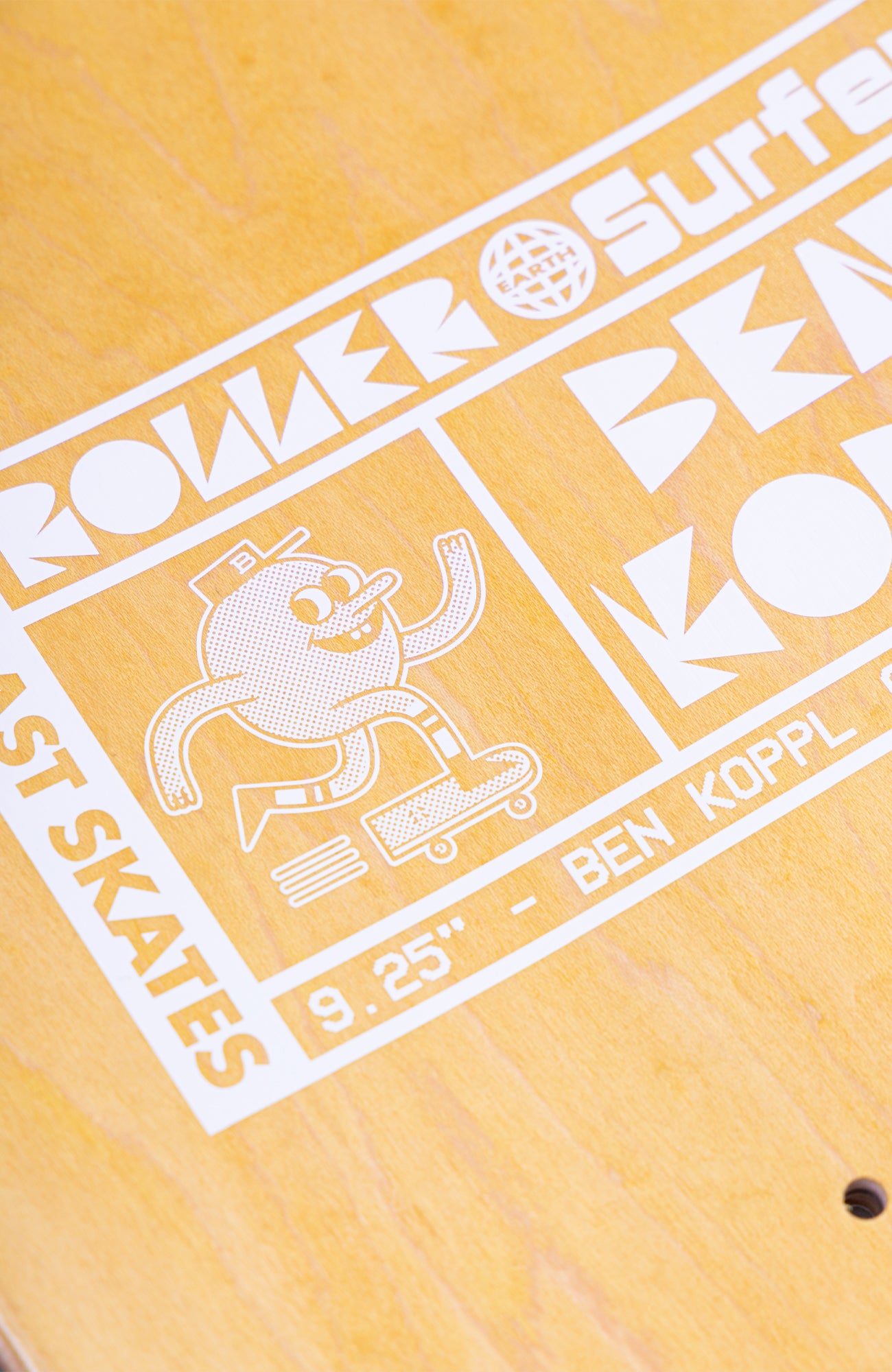 Blast Ben Koppl Roller "Earth" Surfer 9.25" deck