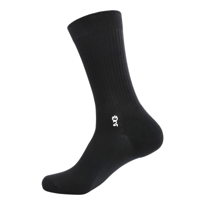 Goluck White/ Black Skate Socks