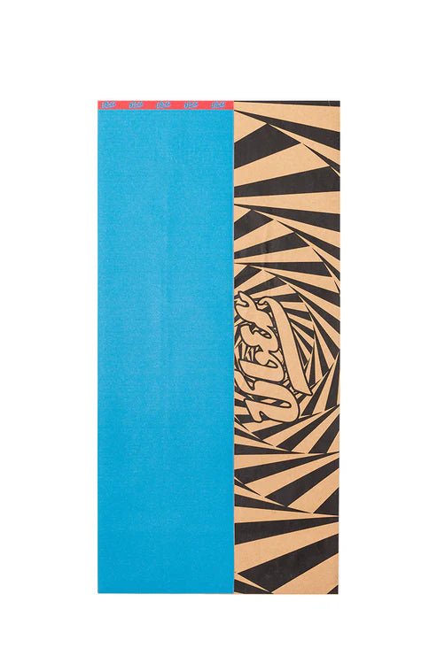 Uber Neon Blue perforated griptape - SkatebruhSG