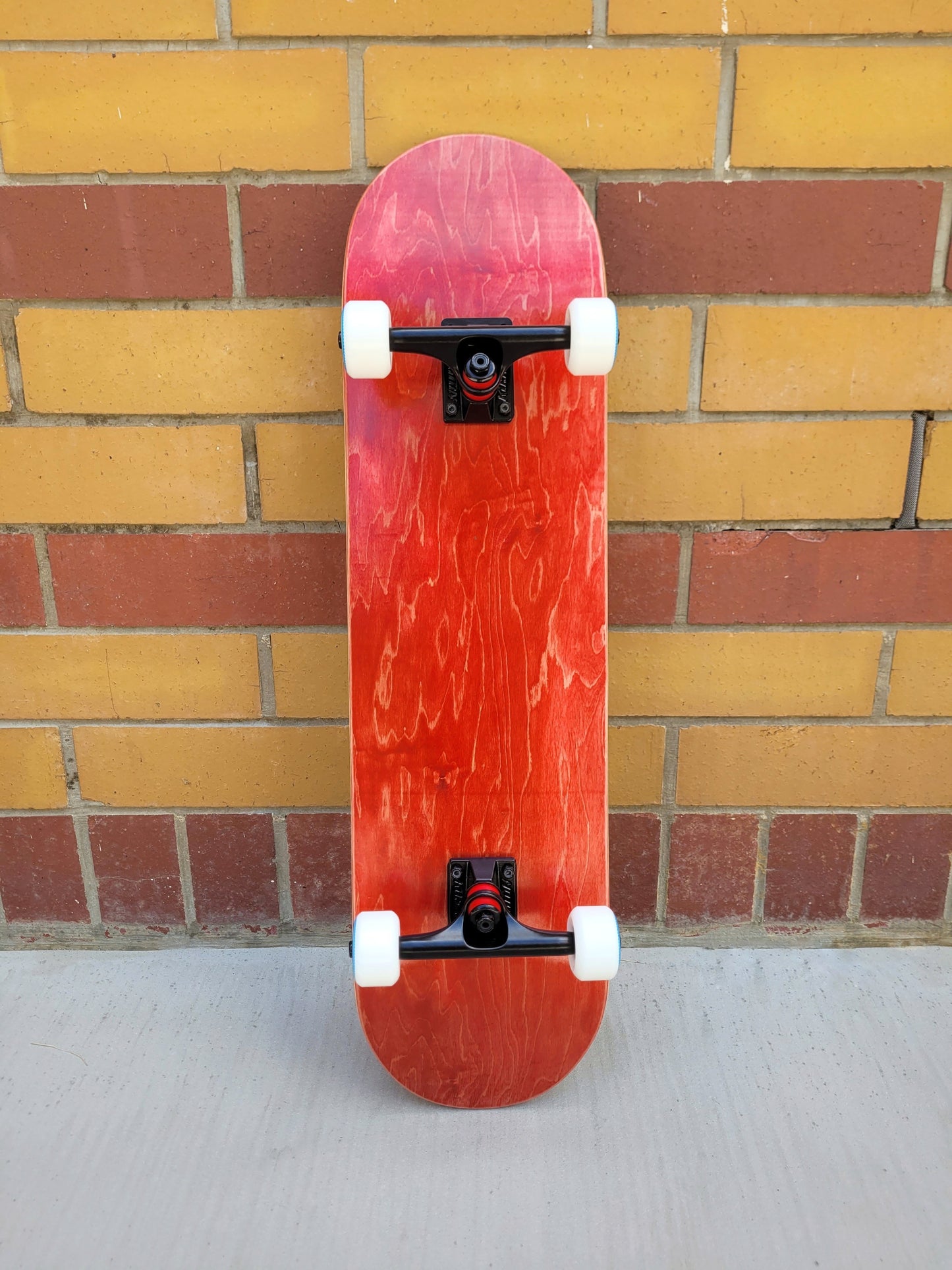 18five2 Maroon Stained Skateboard - SkatebruhSG Singapore Skateshop