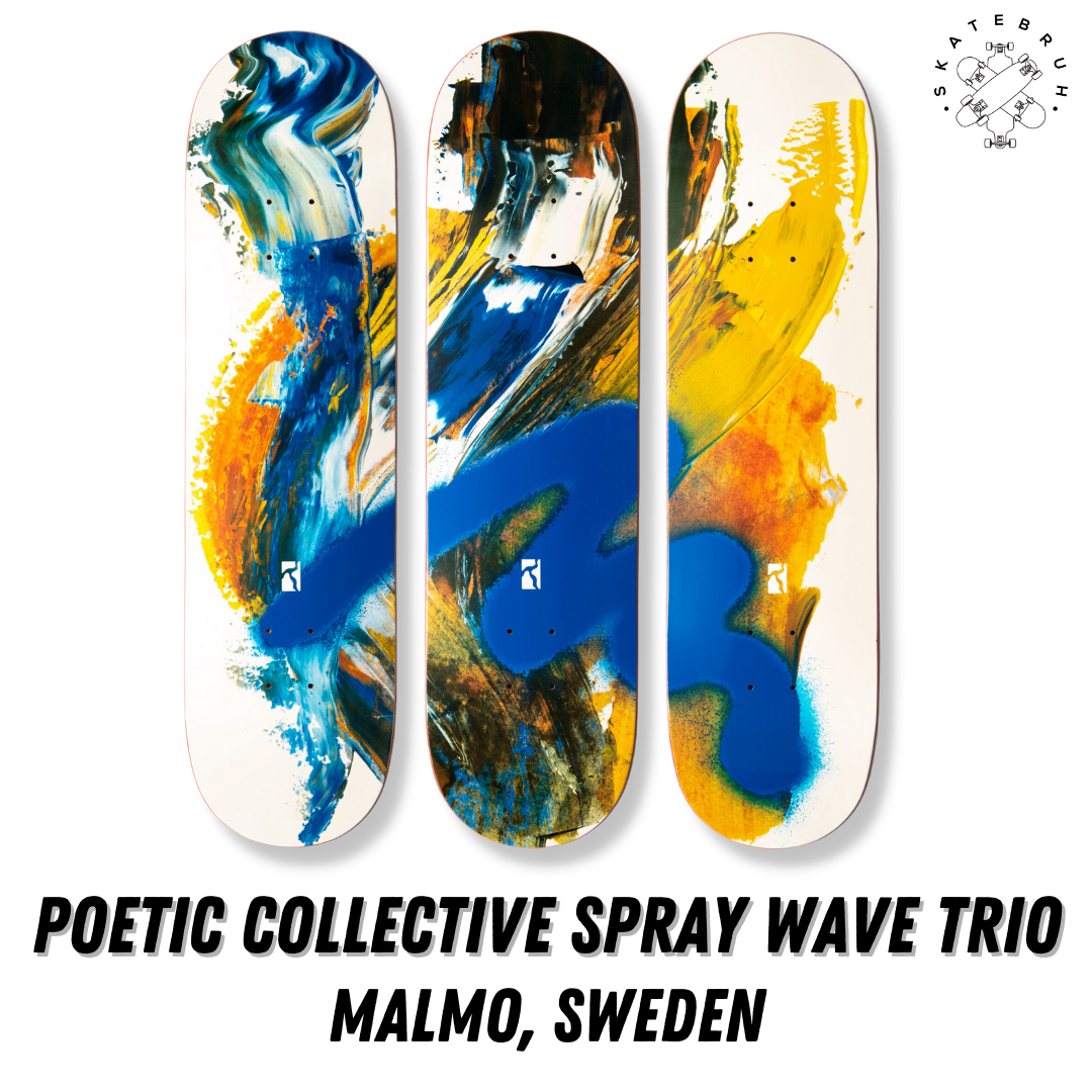 Poetic Spray Wave 'Middle' Skateboard Deck