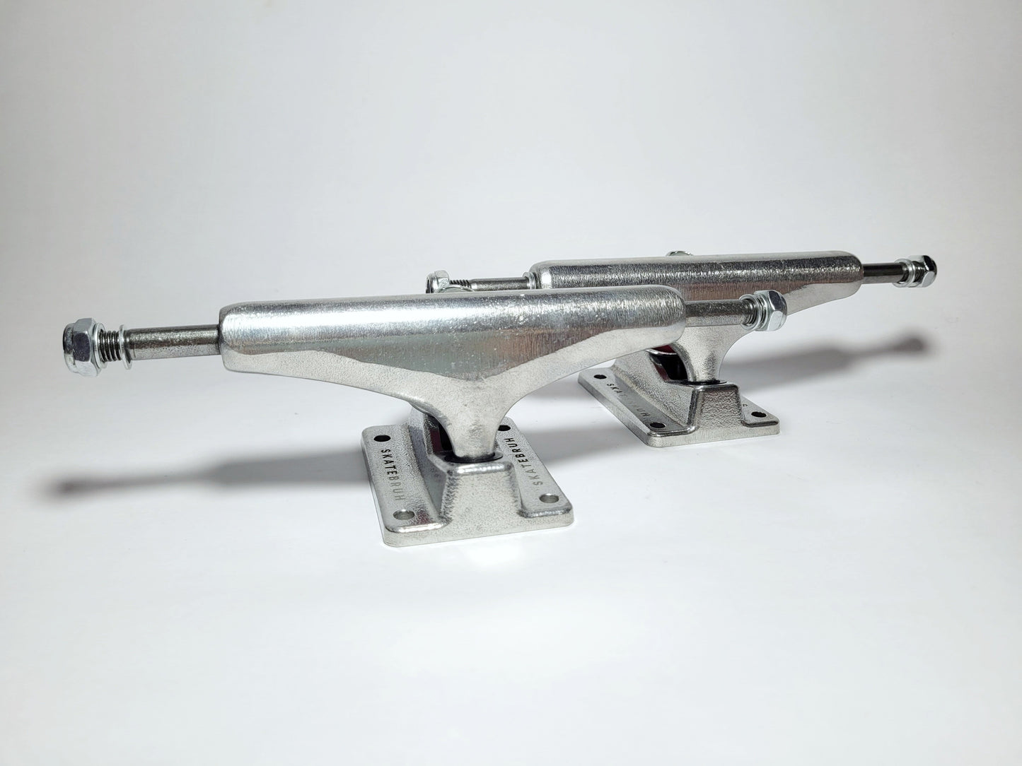 5.0" Skatebruh Polished Skateboard Trucks - Custom Skateboard Builder - SkatebruhSG
