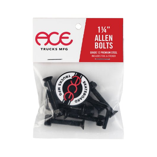 Ace 1.25" Allen Bolts Skateboard Hardware - SkatebruhSG