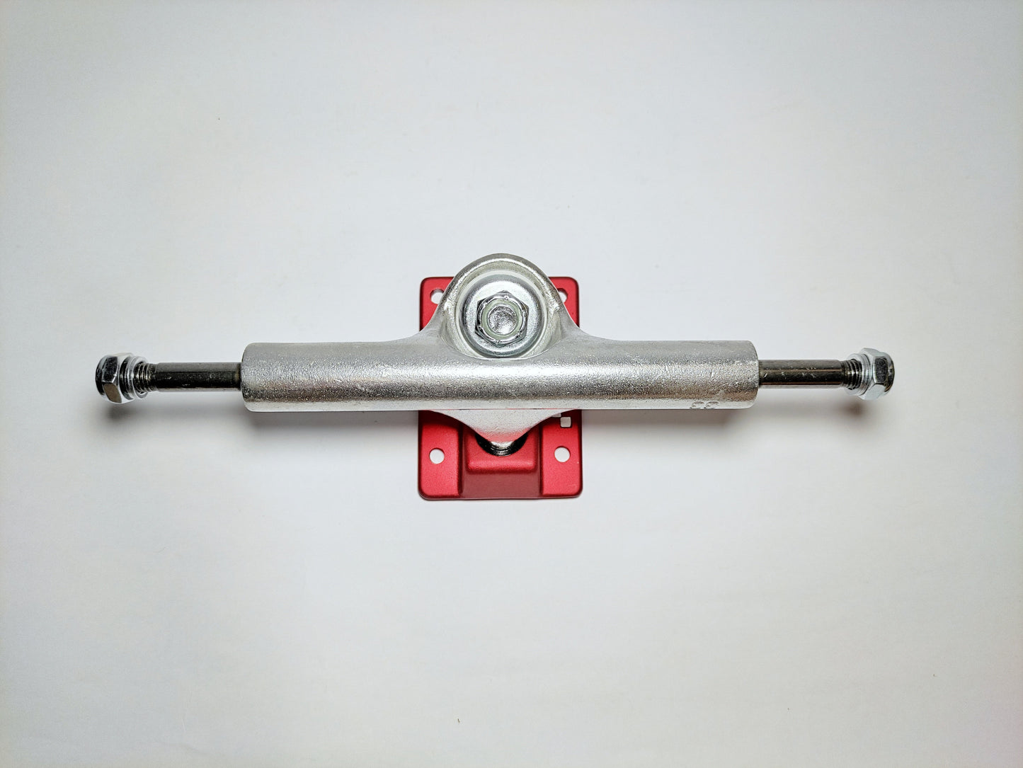 Ace 33 Classic Silver/Red Skateboard trucks - SkatebruhSG Singapore Skateshop