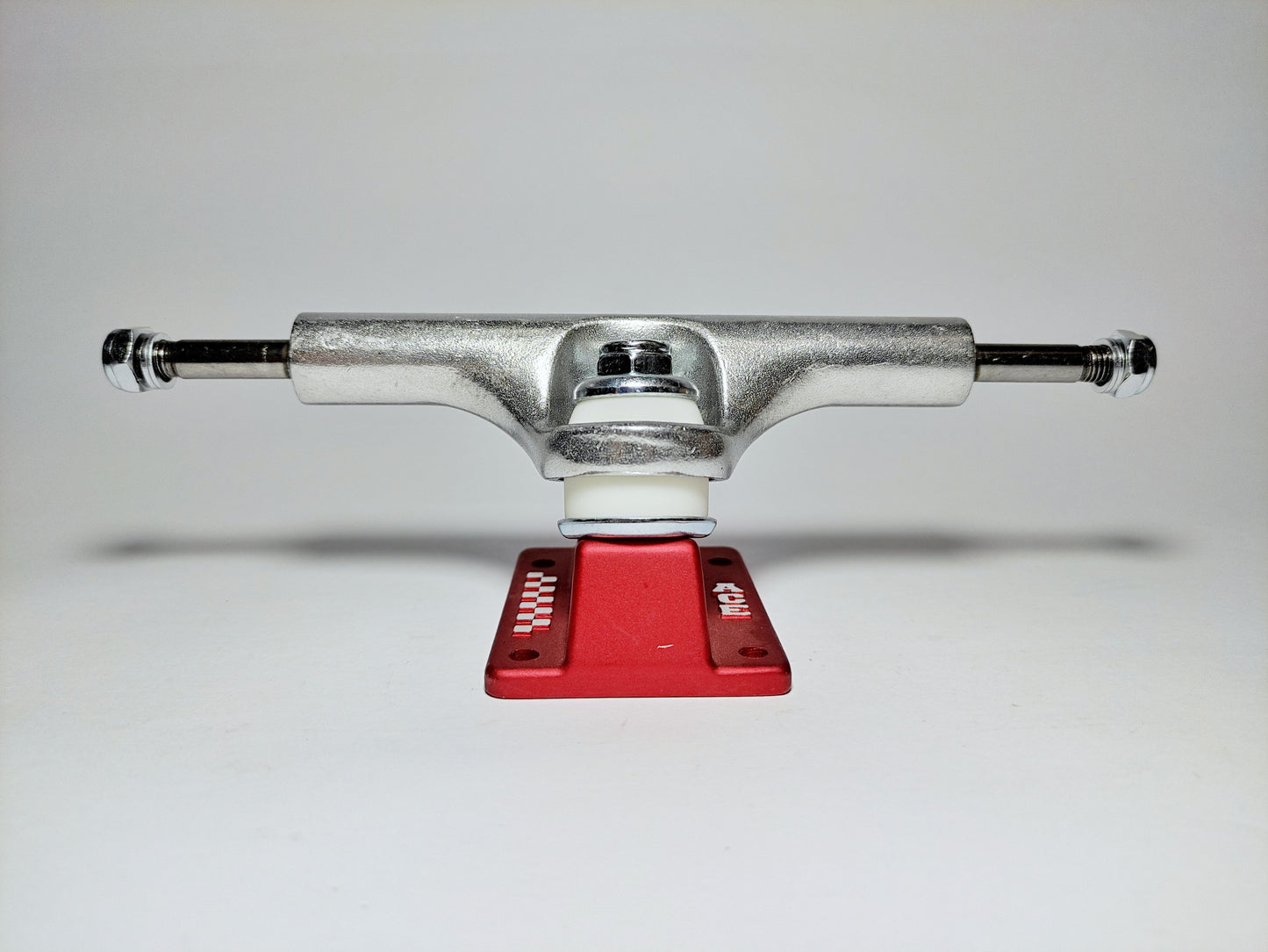 Ace 33 Classic Silver/Red Skateboard trucks - SkatebruhSG Singapore Skateshop