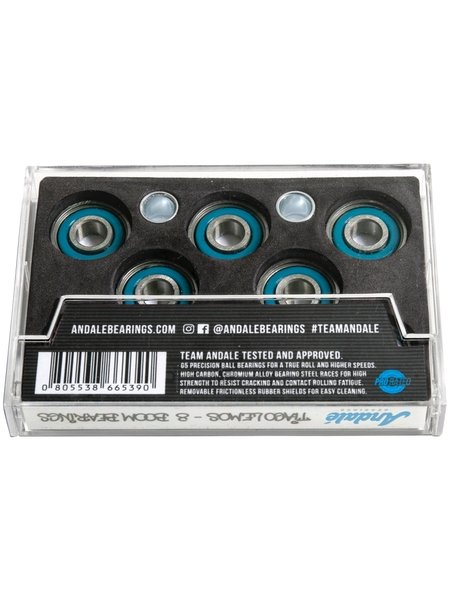 Andale Tiago Casset Case Skateboard Bearings - SkatebruhSG