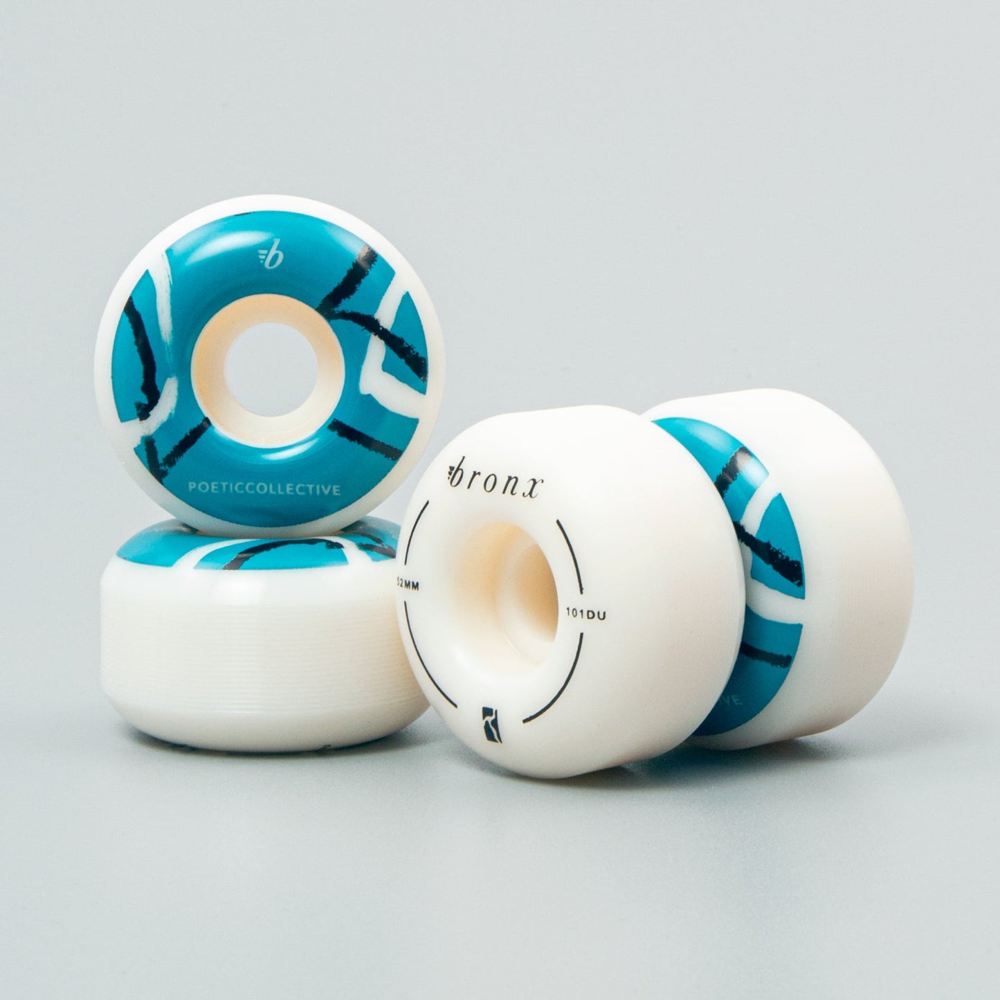 BRONX X Poetic Collective 52mm Skateboard Wheels - Custom Skateboard Builder - SkatebruhSG