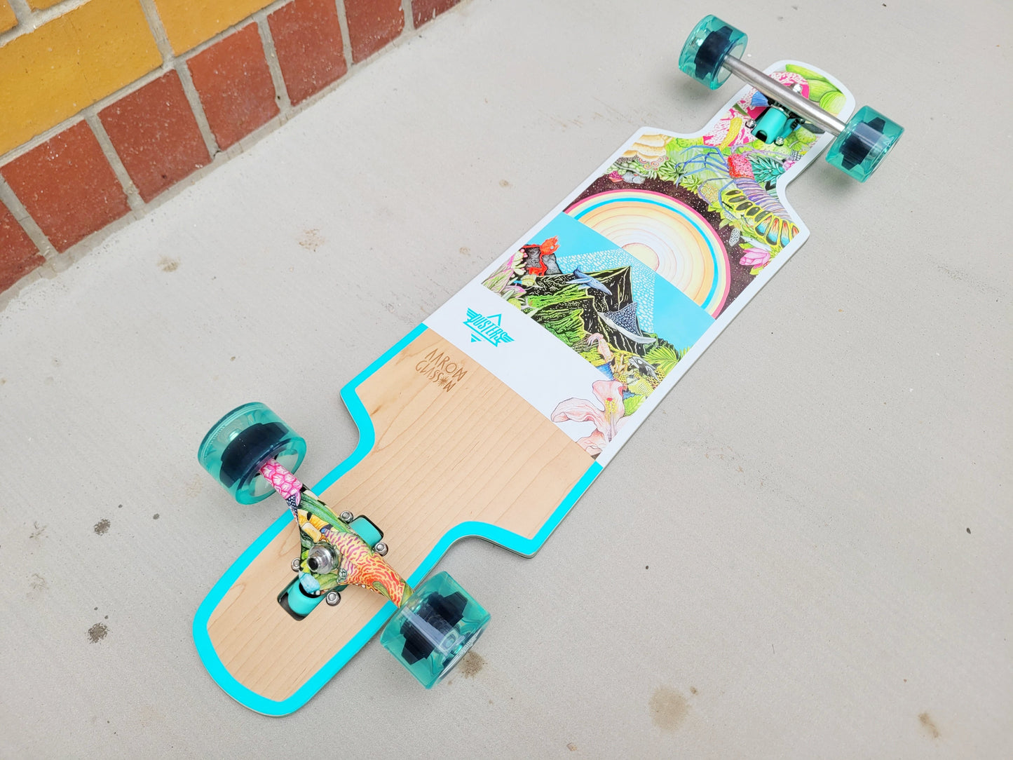 Dusters Biome Drop-through longboard - SkatebruhSG Singapore Skateshop