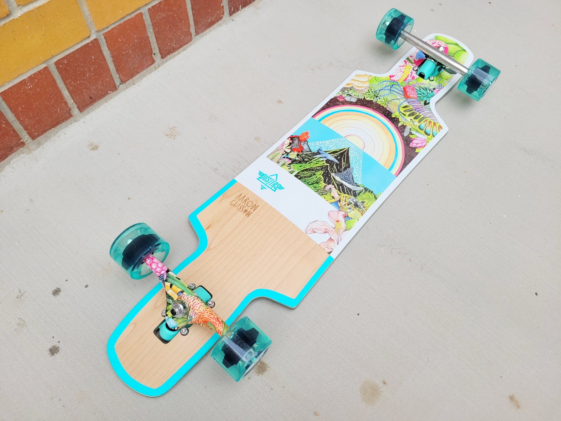 Dusters Biome Drop-through longboard - SkatebruhSG Singapore Skateshop