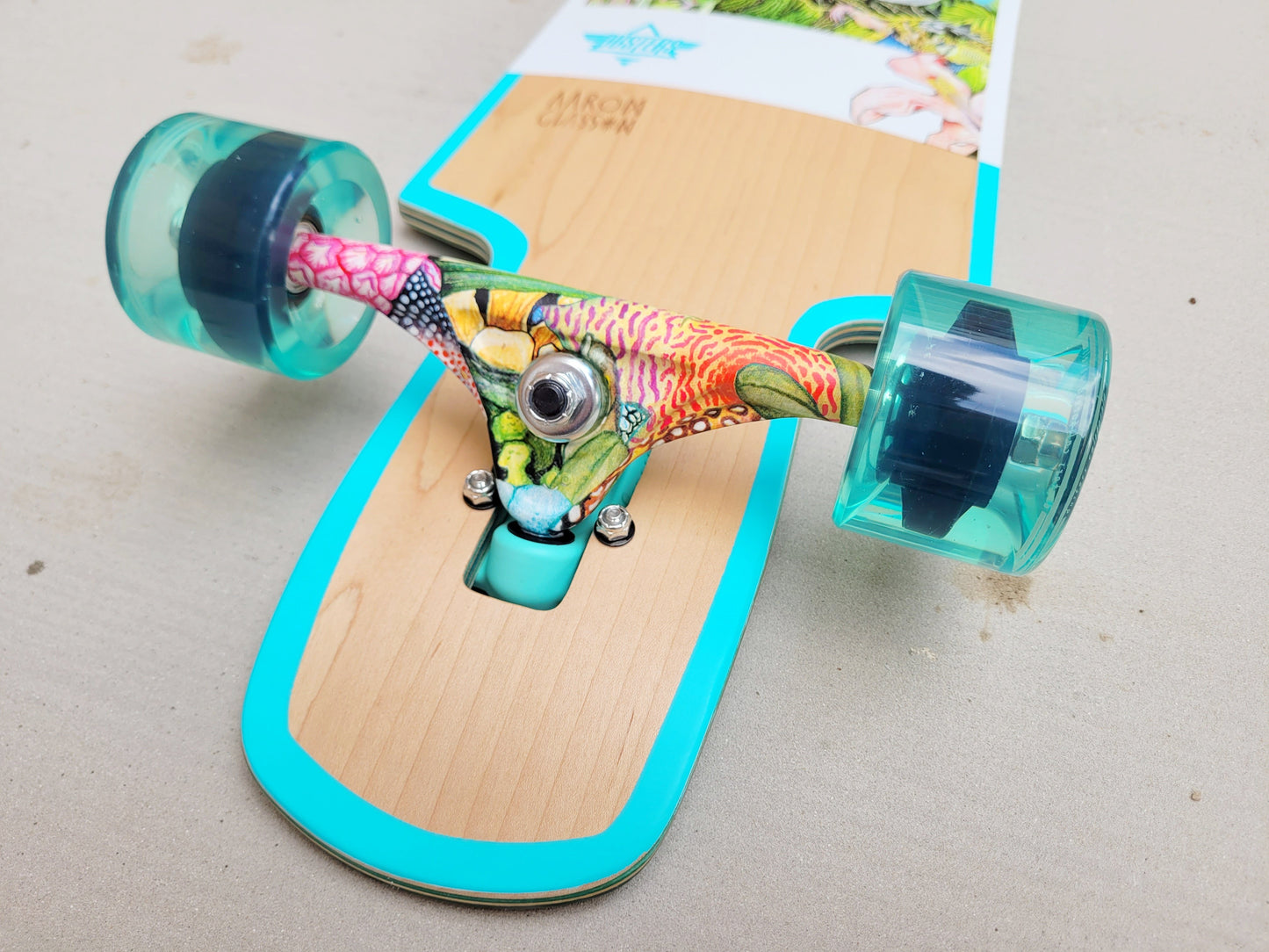 Dusters Biome Drop-through longboard - SkatebruhSG Singapore Skateshop