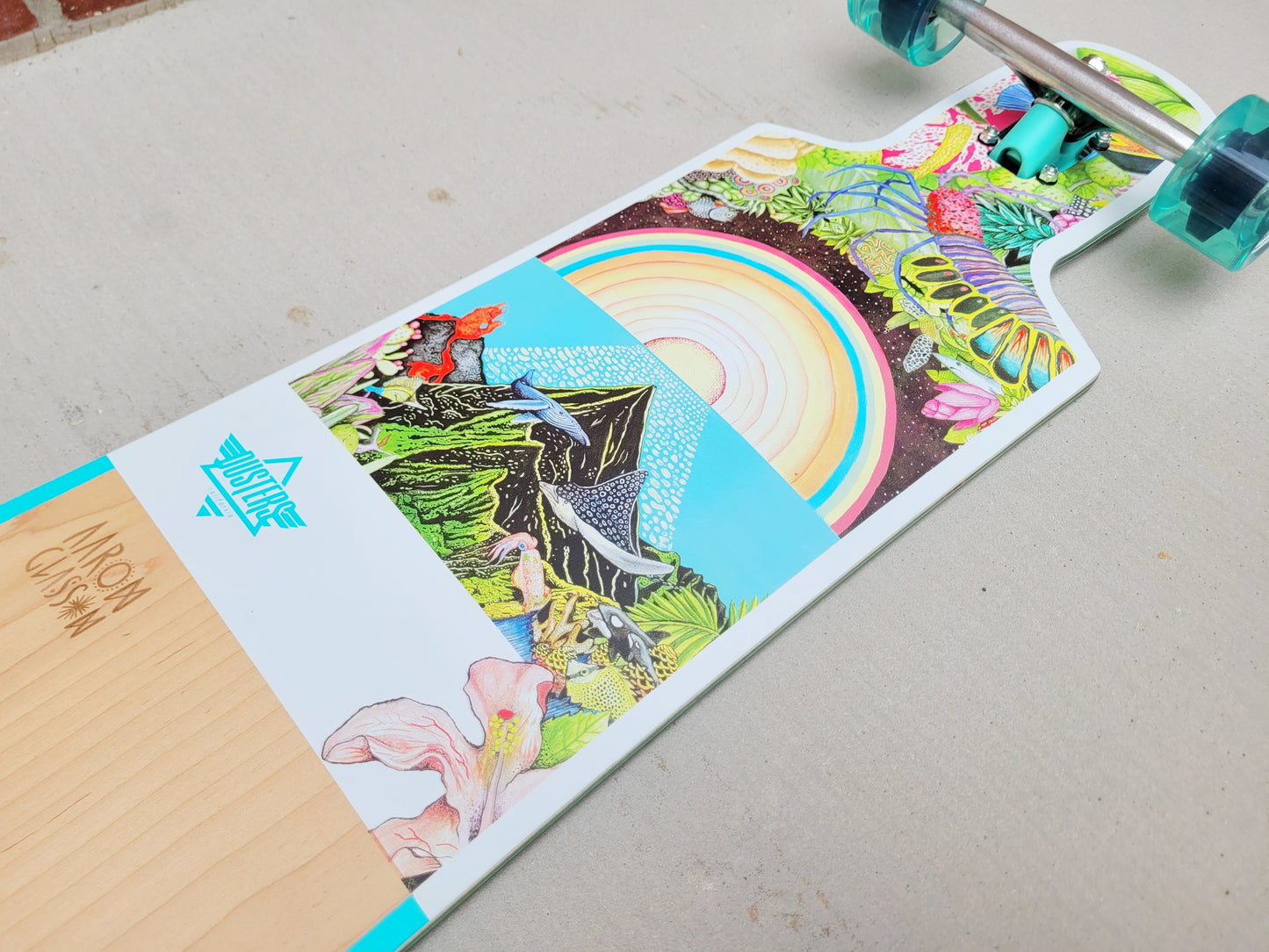 Dusters Biome Drop-through longboard - SkatebruhSG Singapore Skateshop