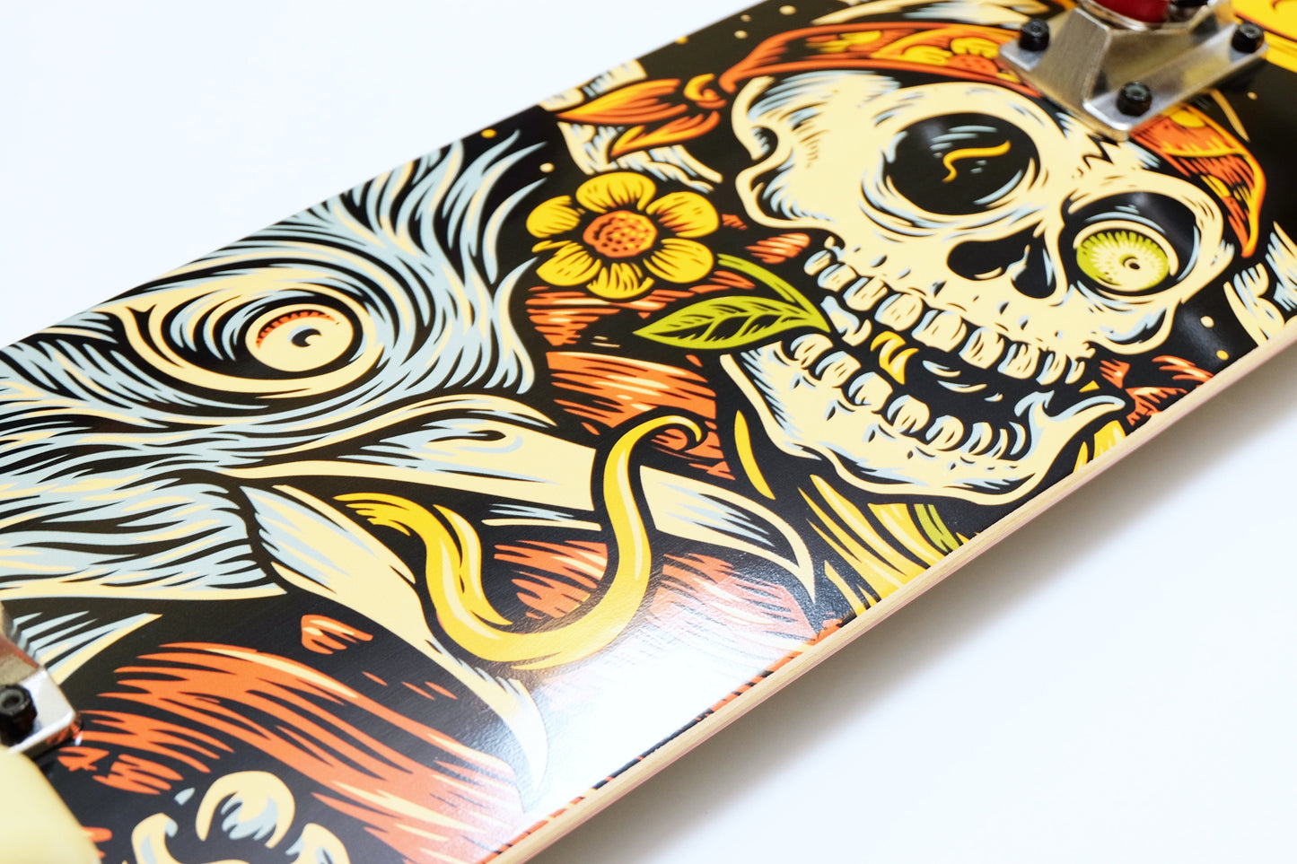 Element Timber High Dry Skull skateboard - SkatebruhSG