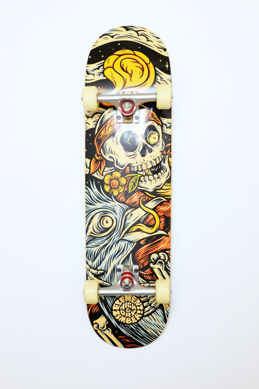 Element Timber High Dry Skull skateboard - SkatebruhSG
