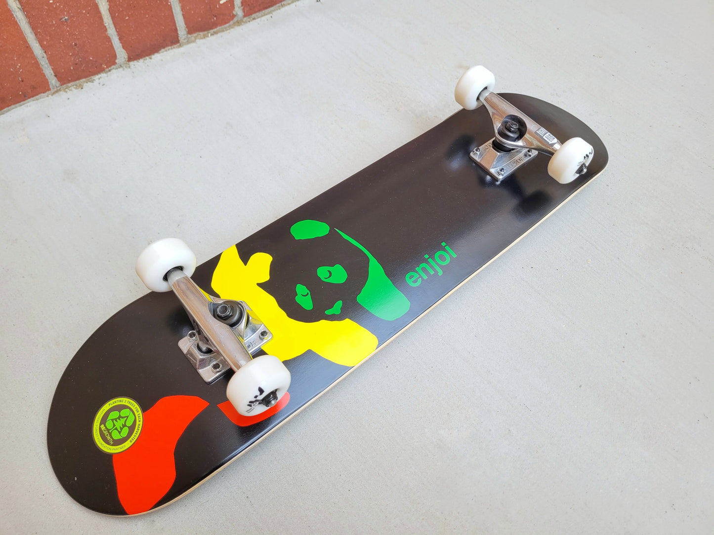 Enjoi Rasta Panda Skateboard - SkatebruhSG Singapore Skateshop