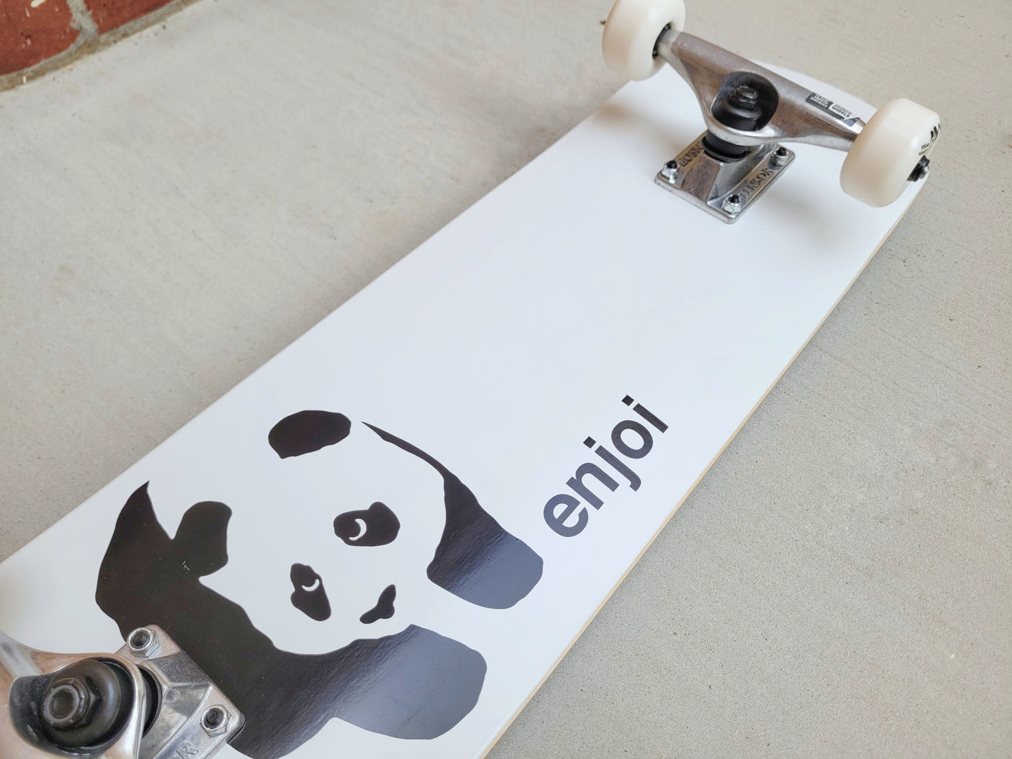 Enjoi Whitey Panda Skateboard - SkatebruhSG Singapore Skateshop