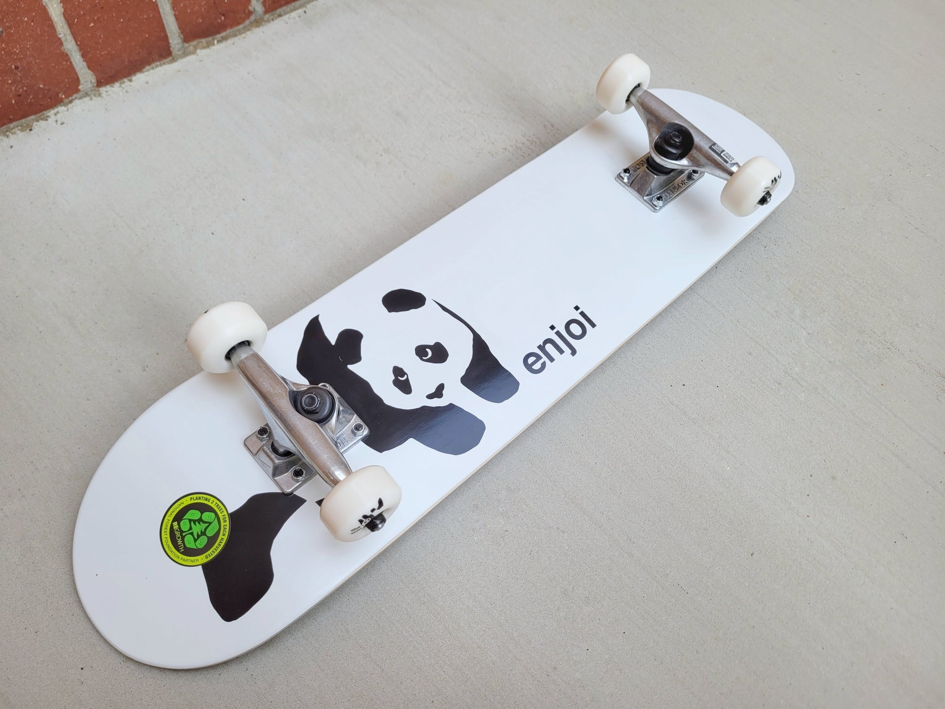 Enjoi Whitey Panda Skateboard - SkatebruhSG Singapore Skateshop