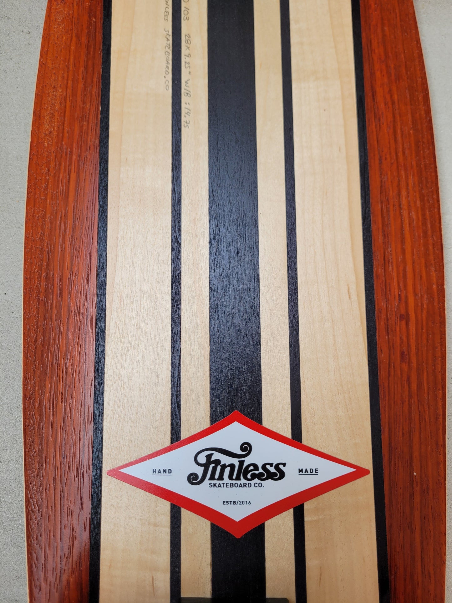 Finless CCMD Handmade Cruiser board - SkatebruhSG Singapore Skateshop