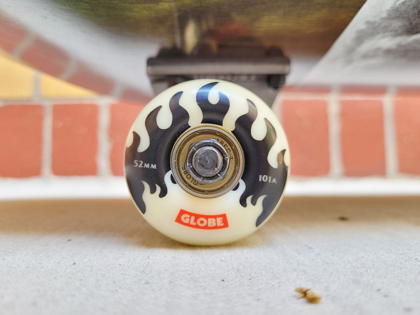 Globe 'In Flames' Holo Flood Skateboard - SkatebruhSG Singapore Skateshop