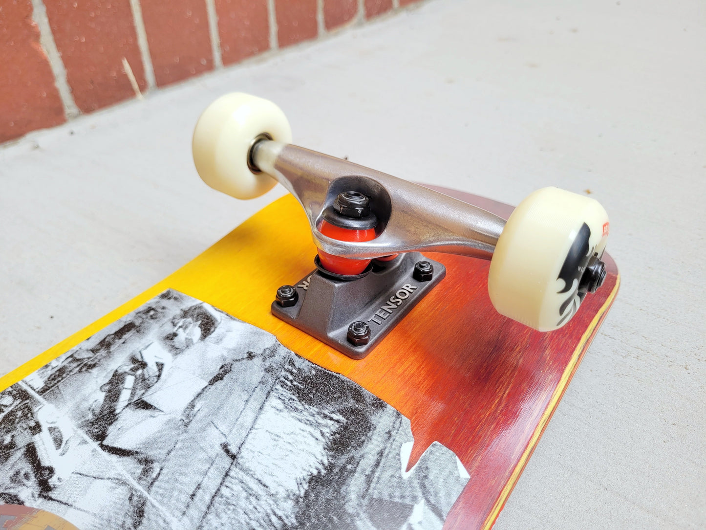 Globe 'In Flames' Holo Quake Skateboard - SkatebruhSG Singapore Skateshop