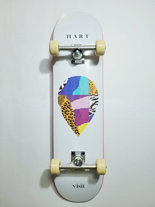 Hart Scrap Logo Visit Skateboard - SkatebruhSG
