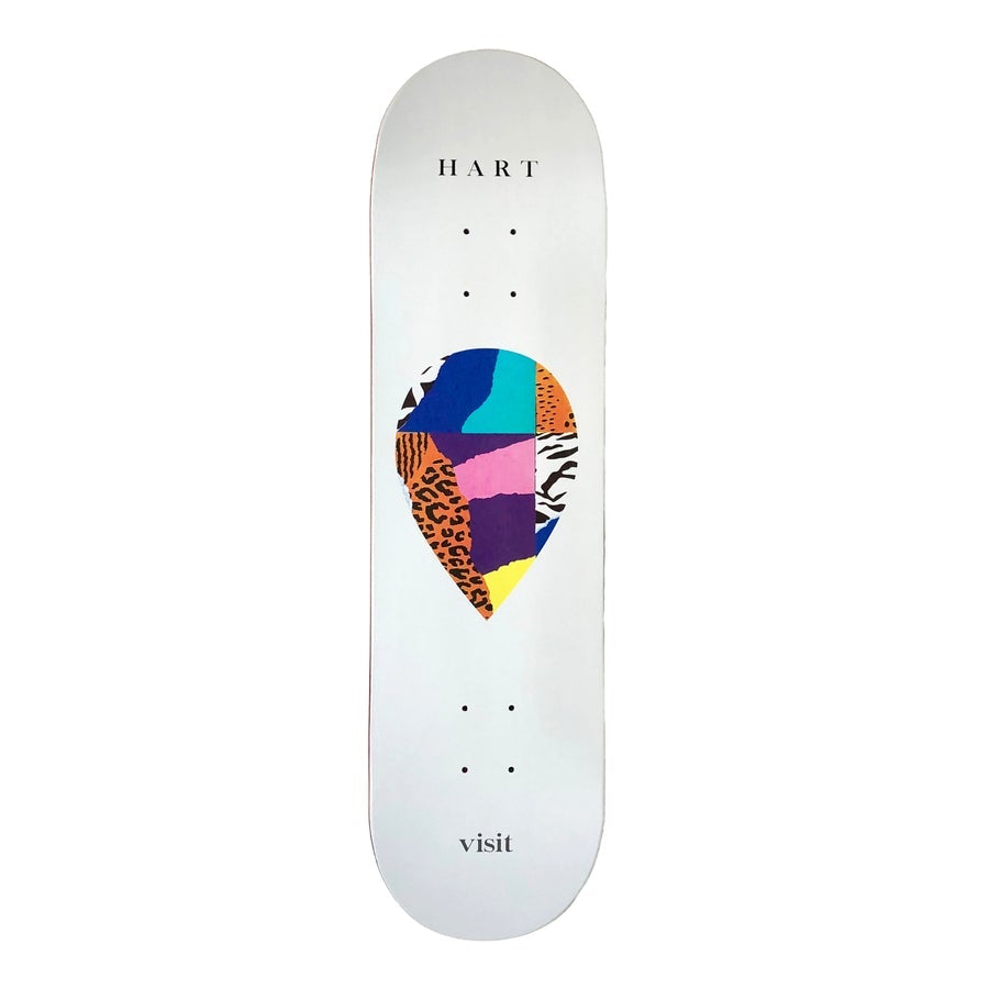 Hart Scrap Logo Visit Skateboarding Deck - Custom Skateboard Builder - SkatebruhSG