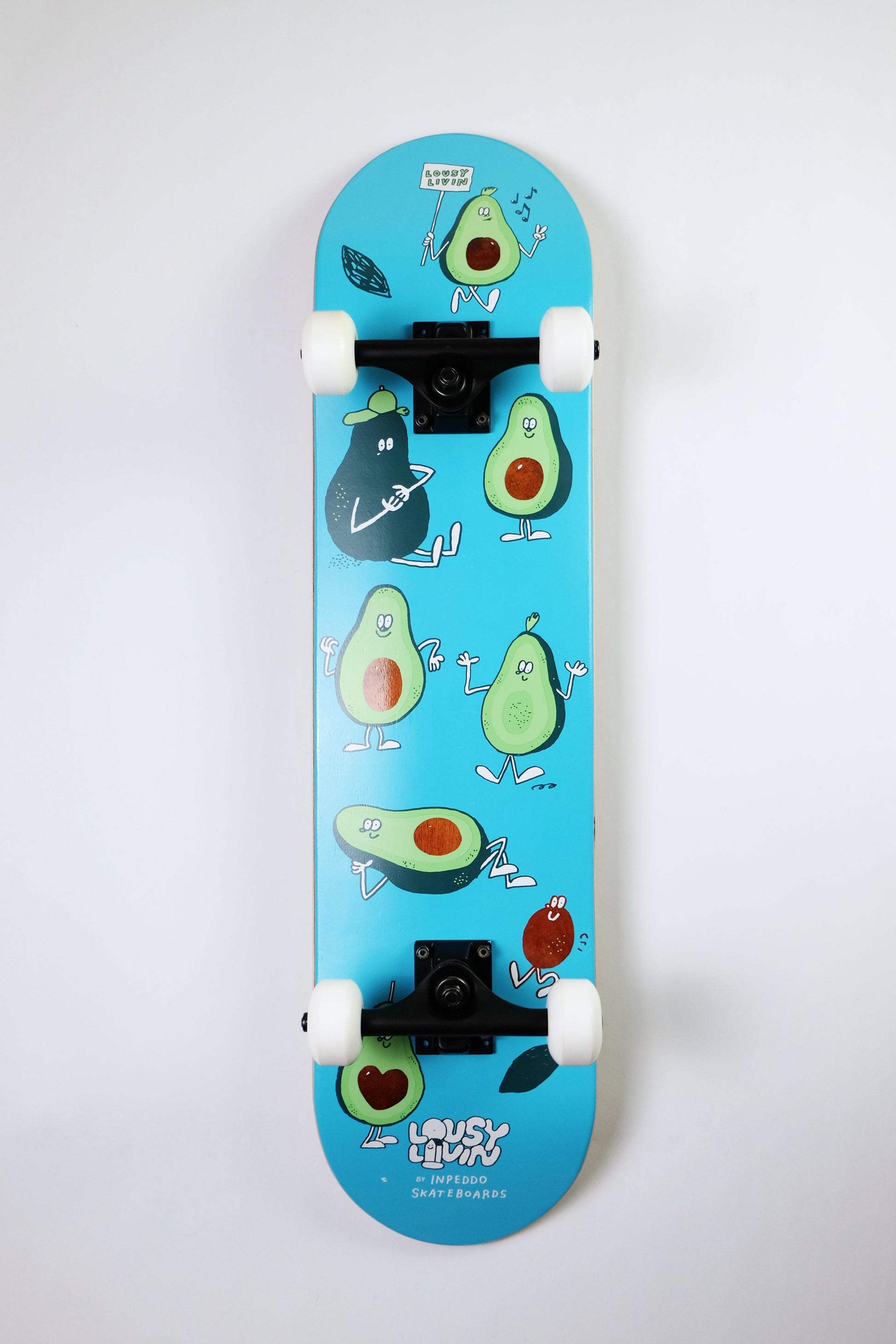Inpeddo x Lousy Livin Avocado Skateboard - SkatebruhSG