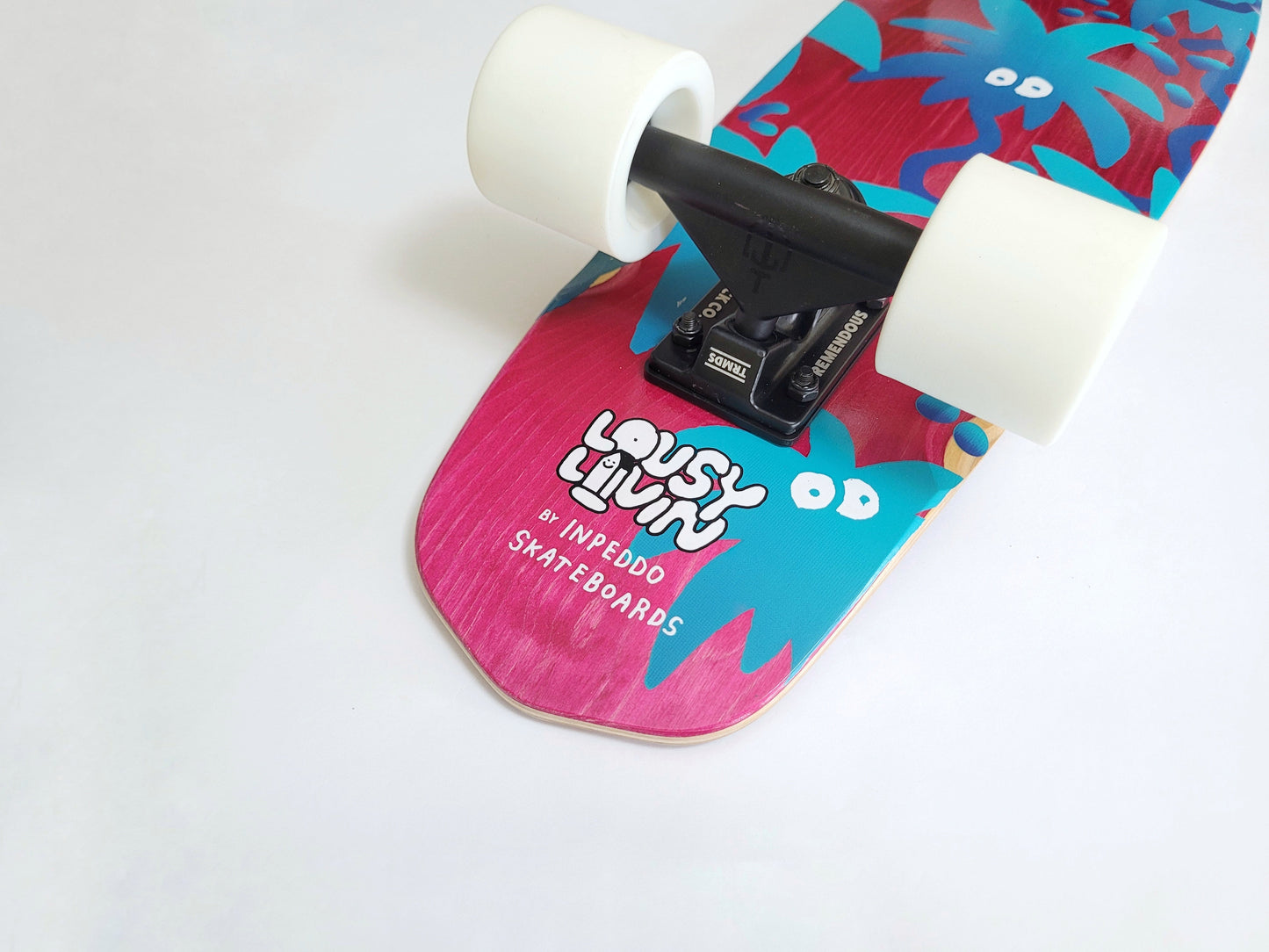 Inpeddo X Lousy Livin Palm eyes Cruiser Board - SkatebruhSG