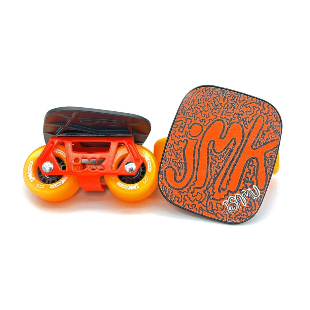 JMKRIDE Graffiti Orange Freeskates - SkatebruhSG