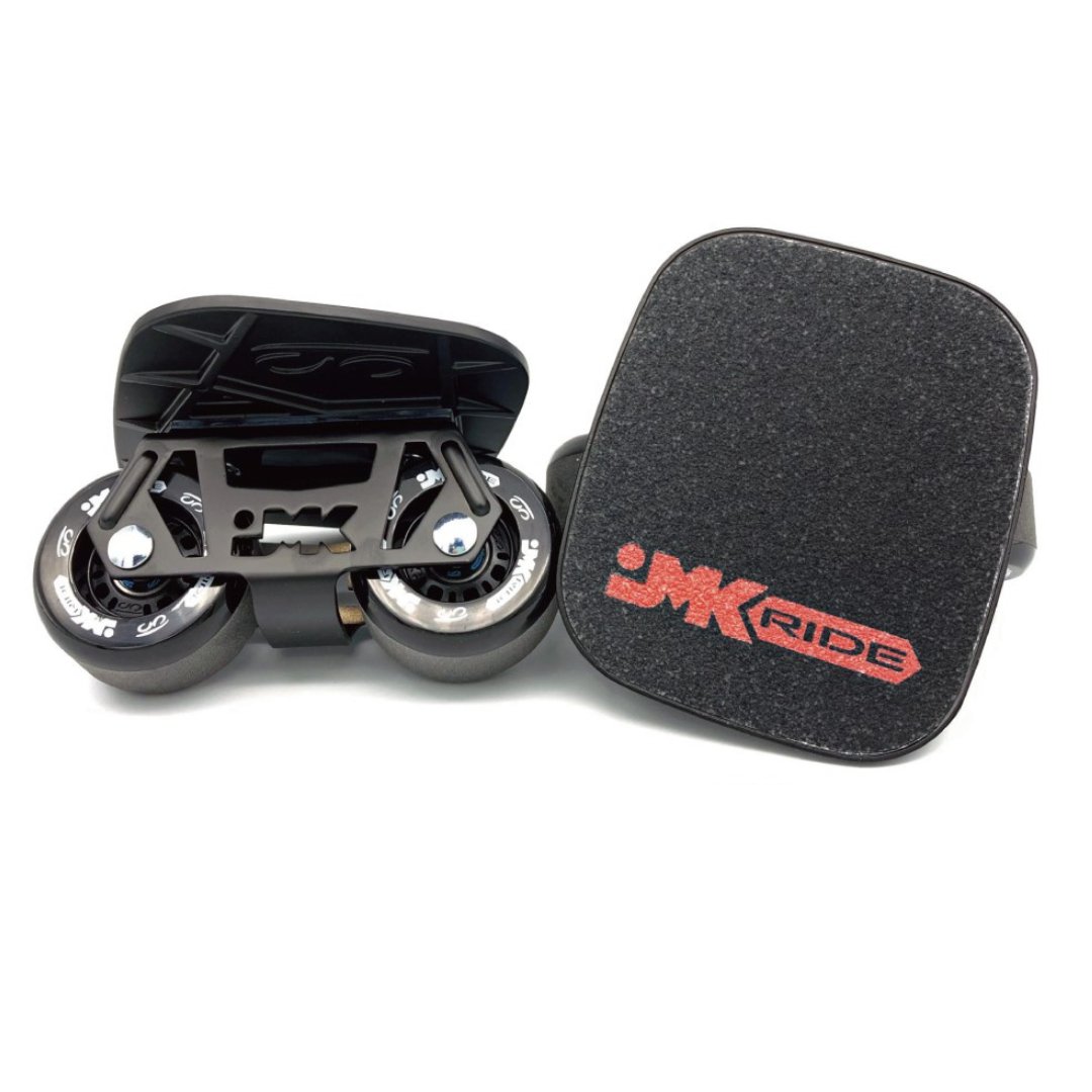 JMKRIDE Pitch Black Red Freeskates - SkatebruhSG